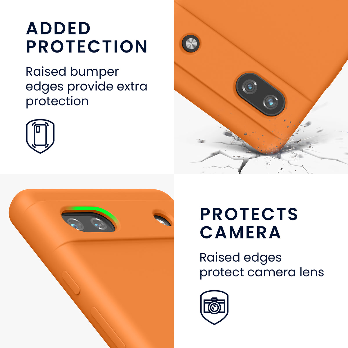 kwmobile Phone Case for Google Pixel 6a Case Wireless Charging