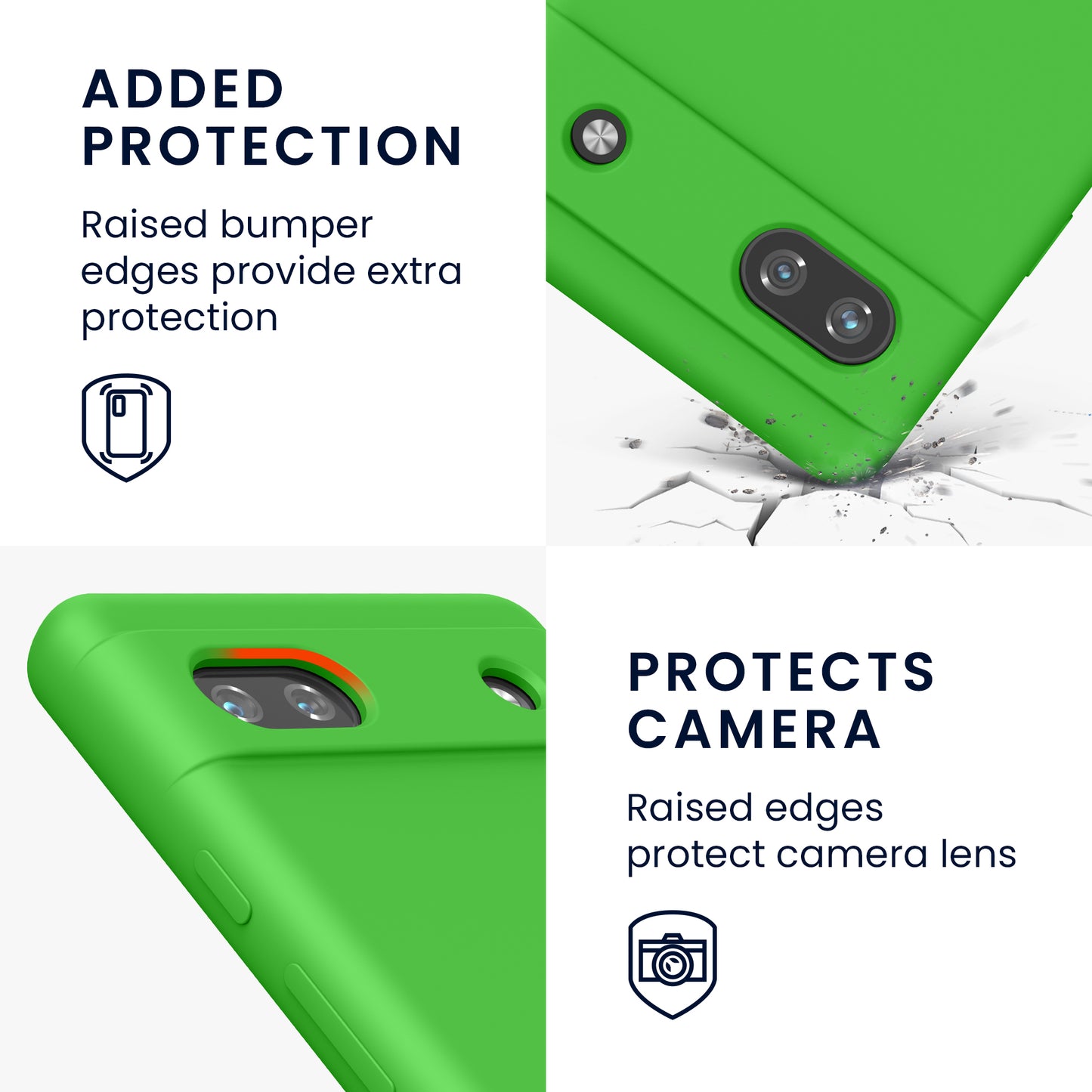 kwmobile Phone Case for Google Pixel 6a Case Wireless Charging