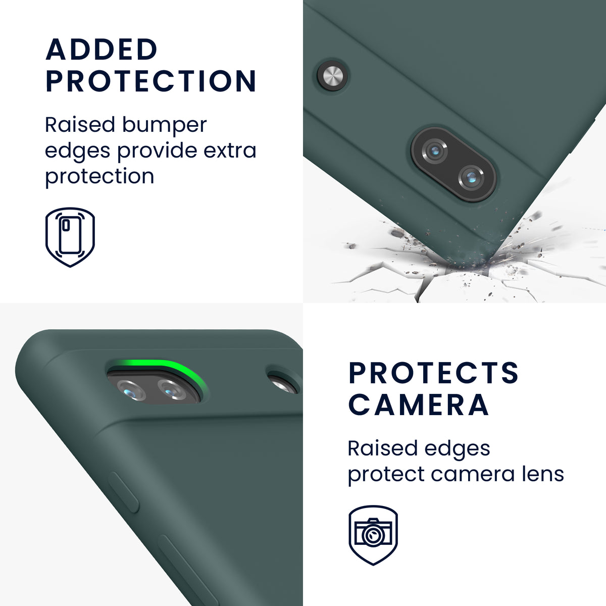 kwmobile Phone Case for Google Pixel 6a Case Wireless Charging