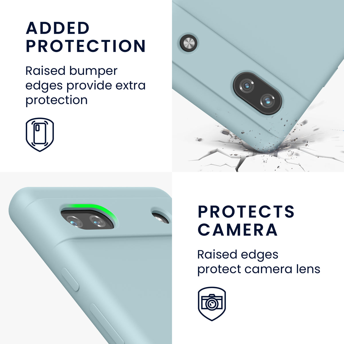 kwmobile Phone Case for Google Pixel 6a Case Wireless Charging