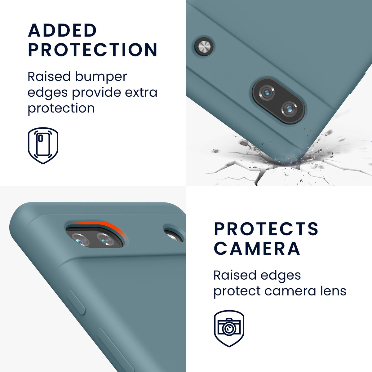 kwmobile Phone Case for Google Pixel 6a Case Wireless Charging