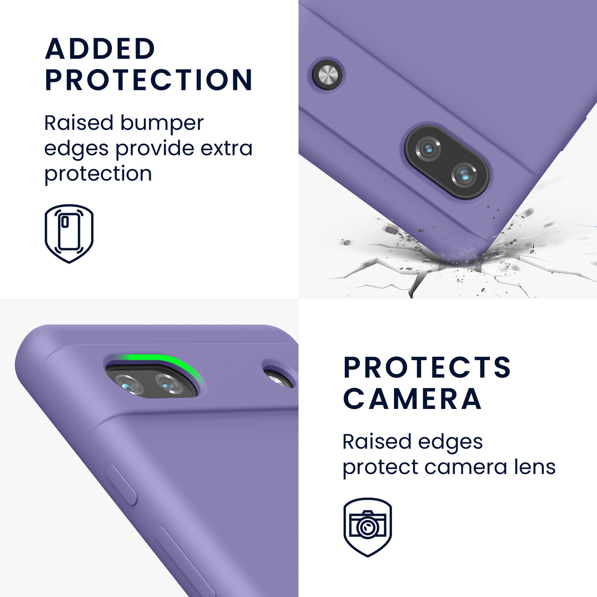 kwmobile Phone Case for Google Pixel 6a Case Wireless Charging