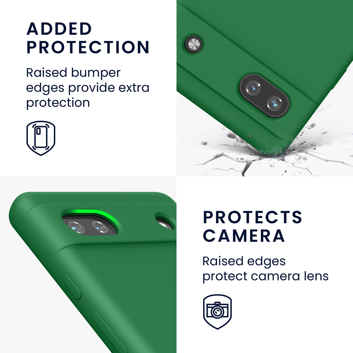 kwmobile Phone Case for Google Pixel 6a Case Wireless Charging