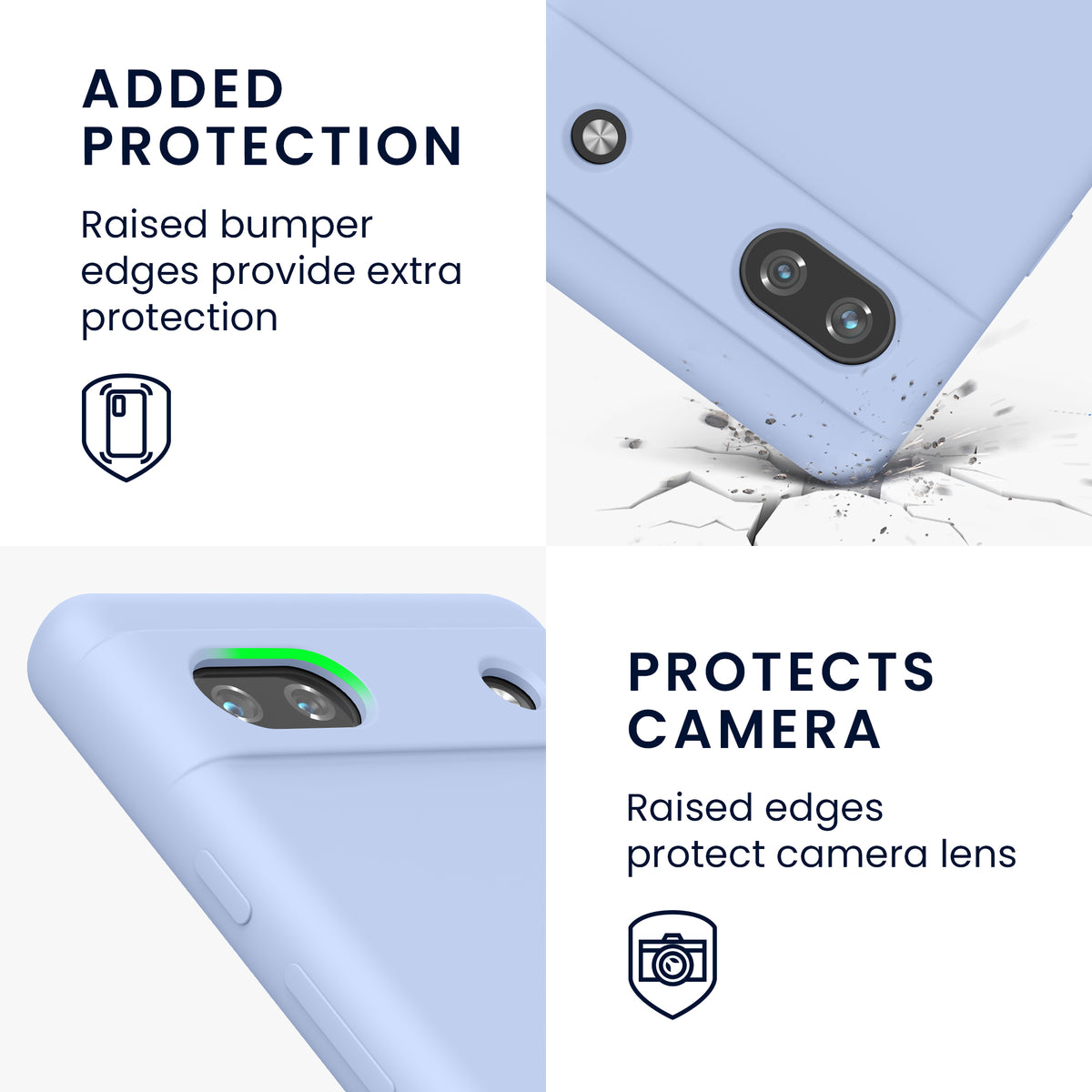 kwmobile Phone Case for Google Pixel 6a Case Wireless Charging