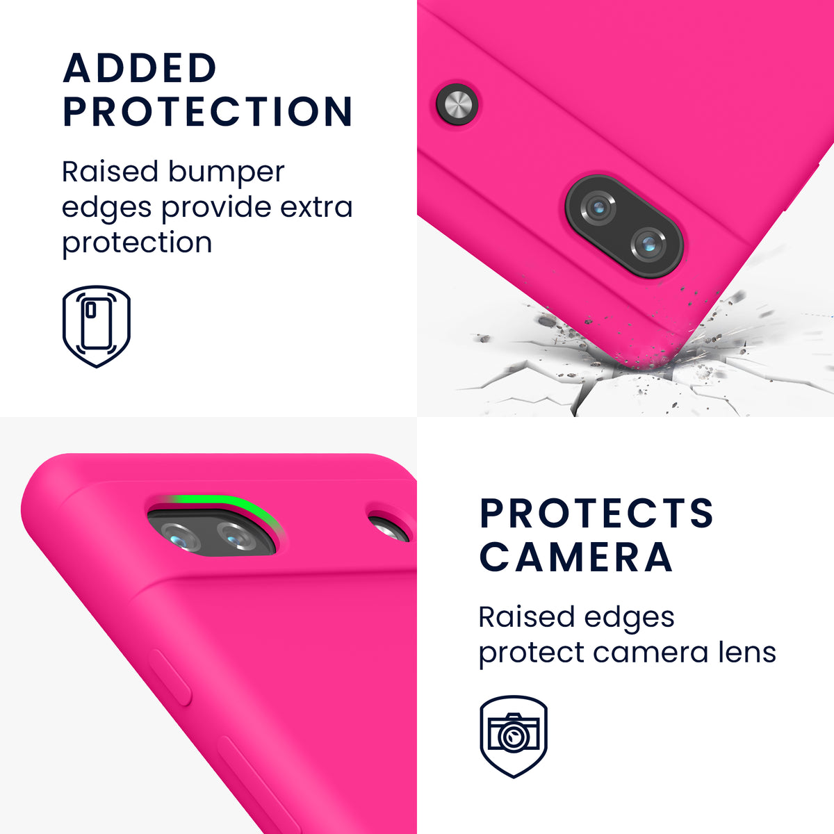 kwmobile Phone Case for Google Pixel 6a Case Wireless Charging