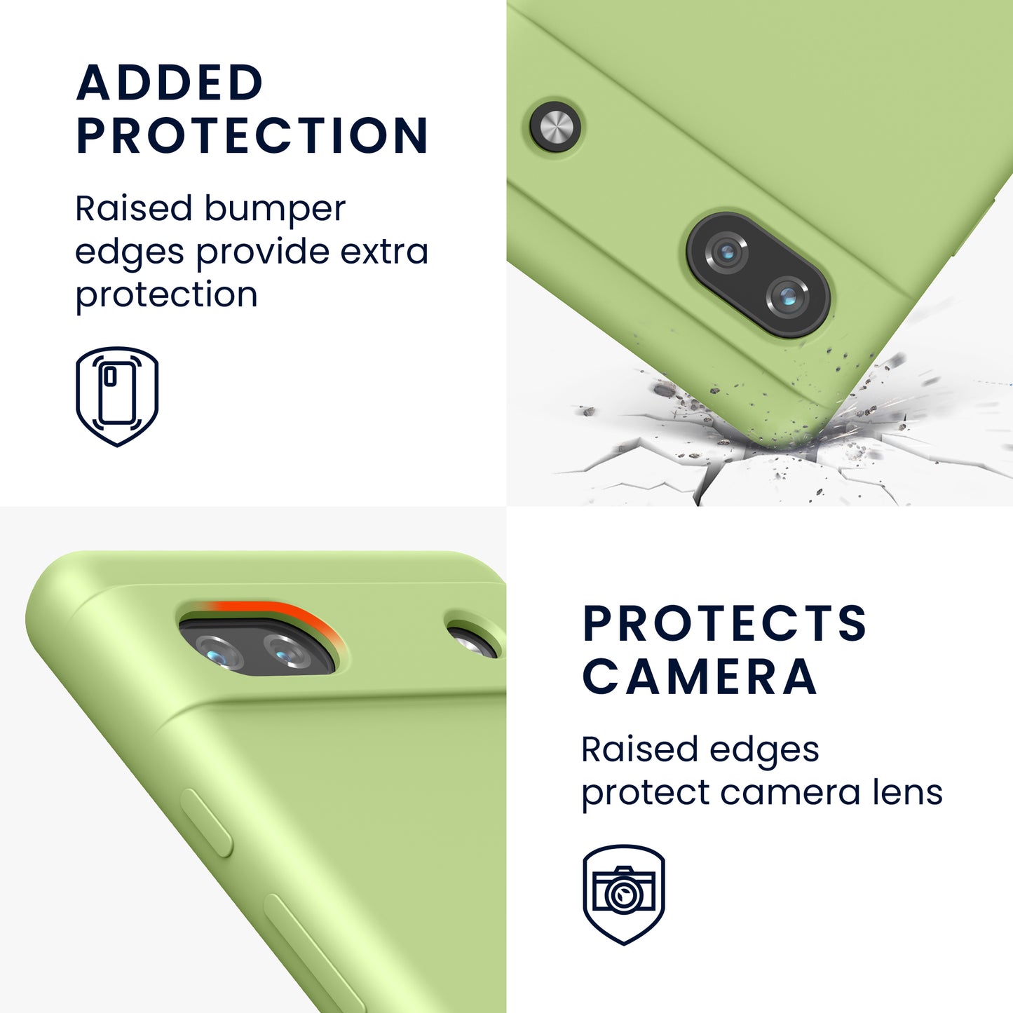 kwmobile Phone Case for Google Pixel 6a Case Wireless Charging