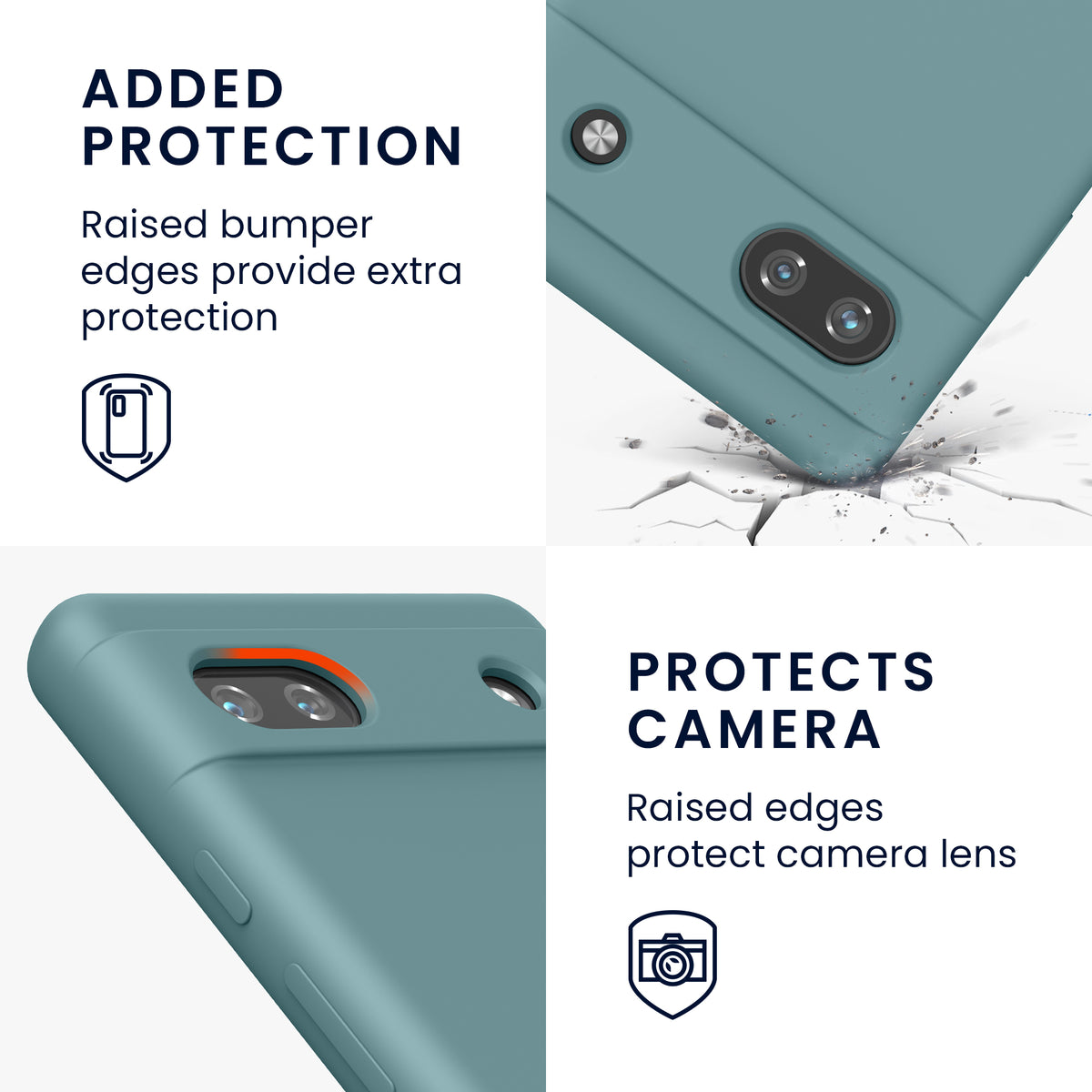 kwmobile Phone Case for Google Pixel 6a Case Wireless Charging