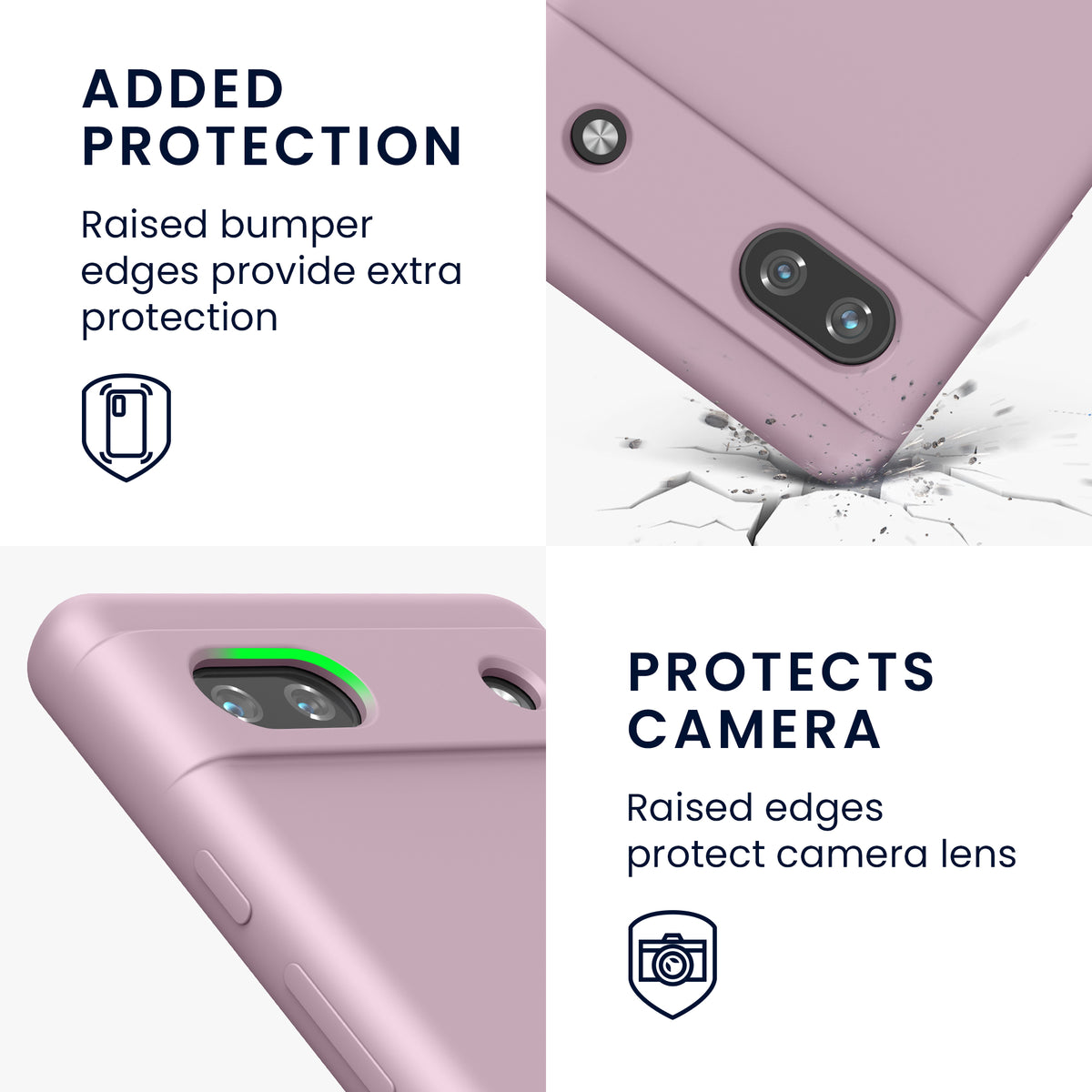 kwmobile Phone Case for Google Pixel 6a Case Wireless Charging