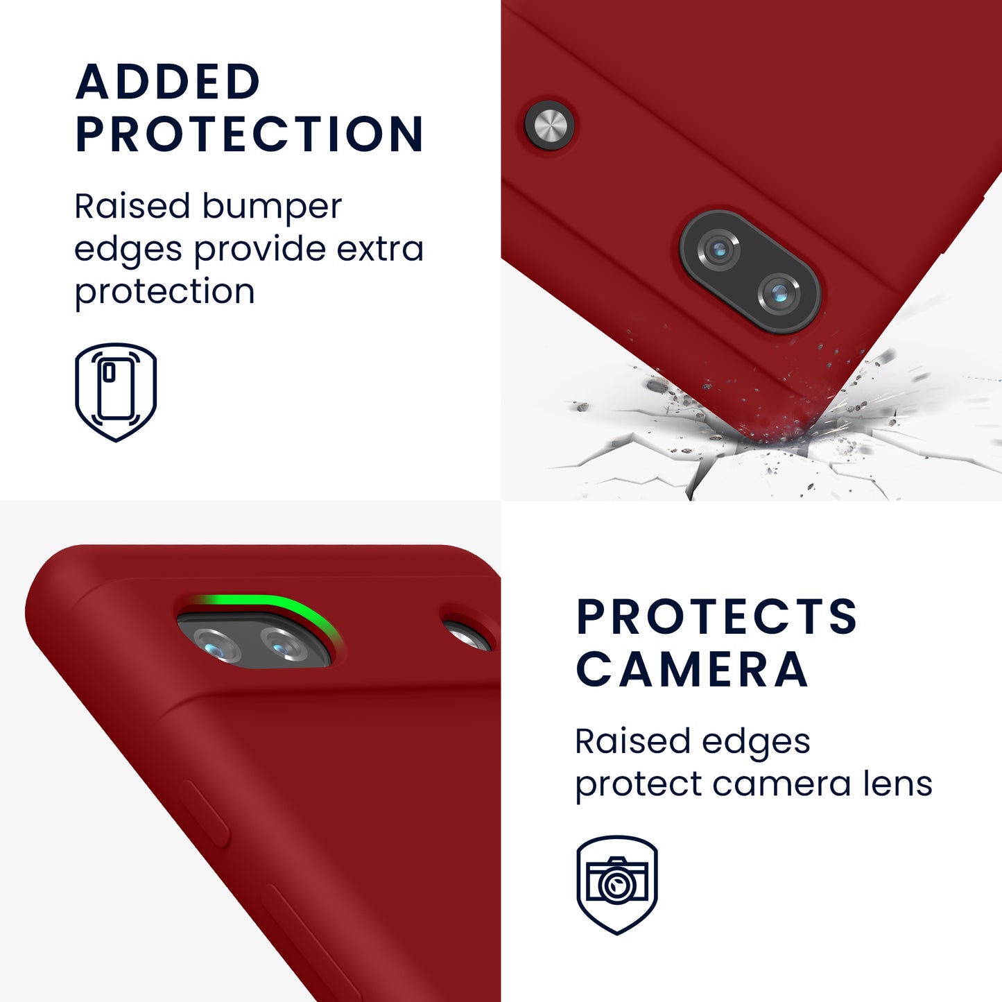 kwmobile Phone Case for Google Pixel 6a Case Wireless Charging