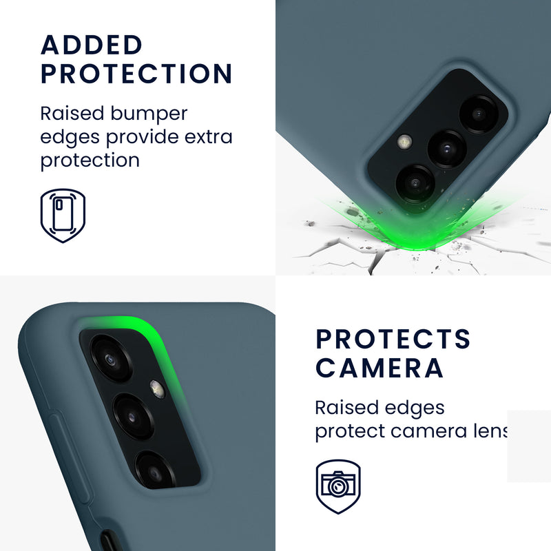 Rubberized Silicone Phone Case for Samsung Galaxy M23 5G