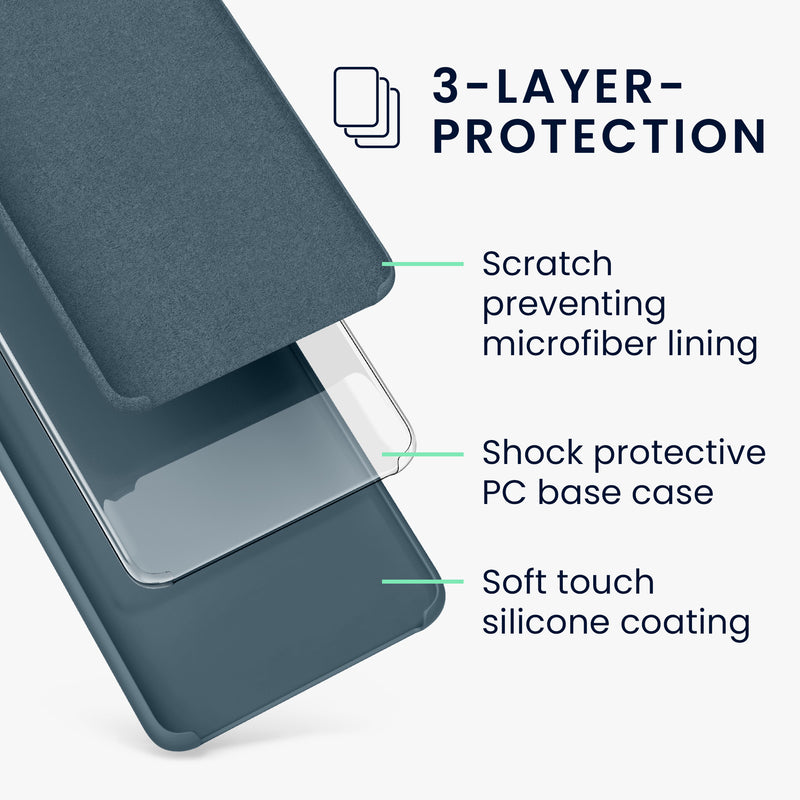 Rubberized Silicone Phone Case for Samsung Galaxy M23 5G