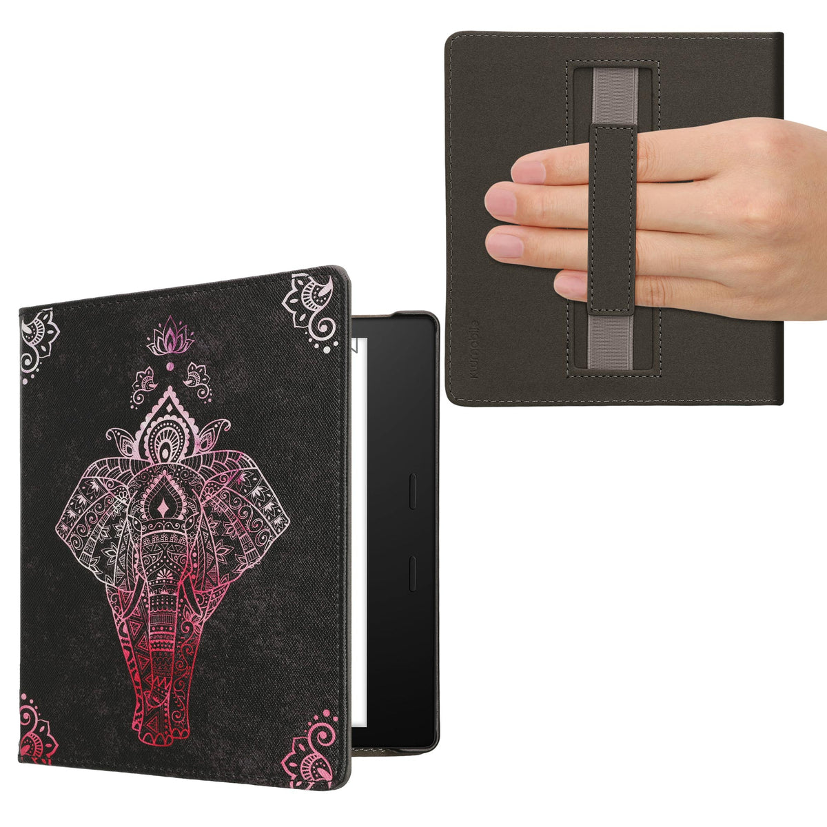 Amazon Kindle Oasis 10th Generation eReader Flip Case with Auto Sleep and Hand Strap