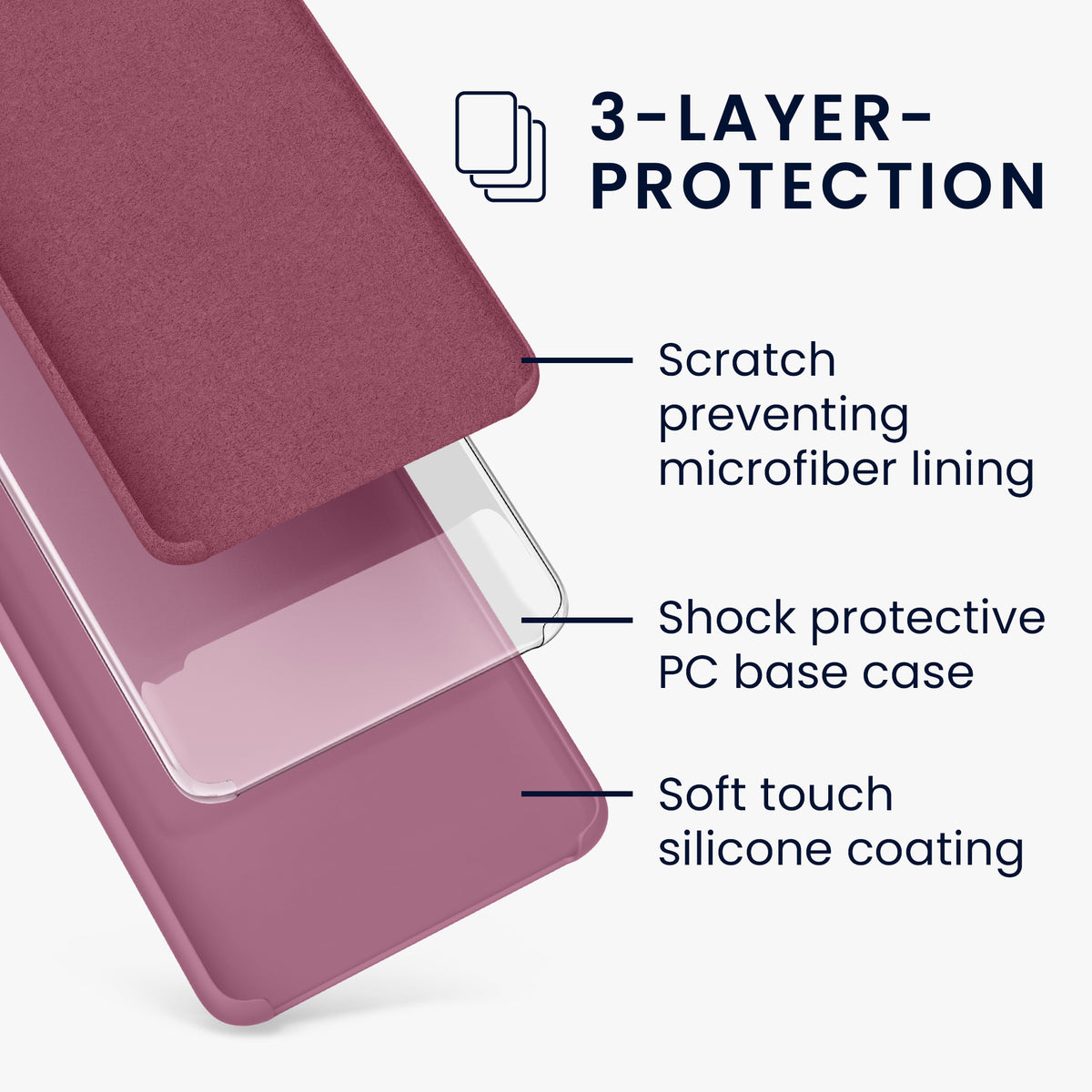 Samsung Galaxy M53 5G Rubberized Phone Case