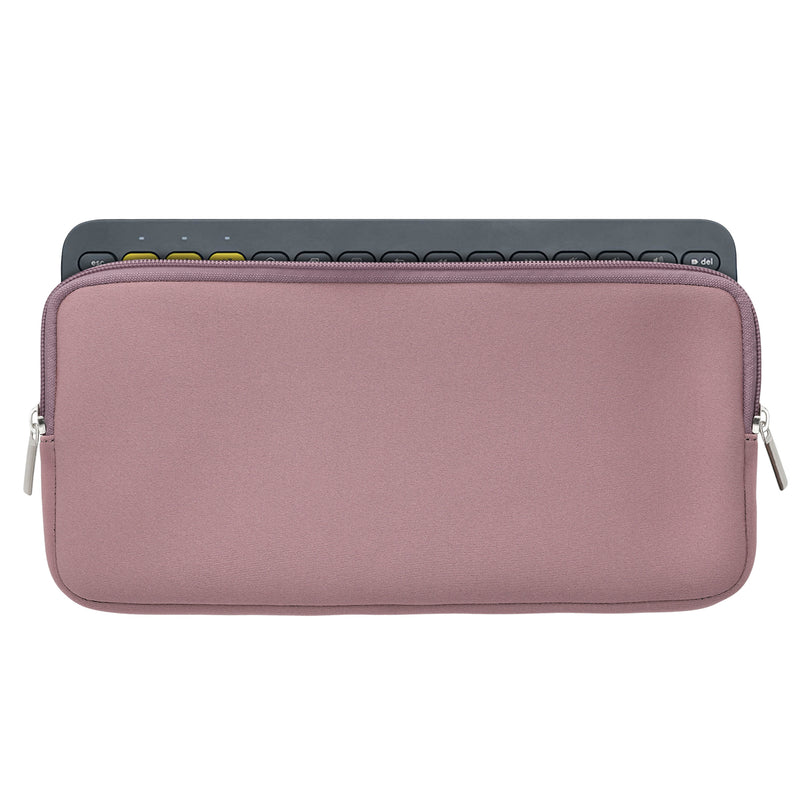 kwmobile Tastatur-Hülle kompatibel mit Logitech K380 - Neopren Schutzhülle Case Tasche für Tastatur - Neoprentasche für Keyboard - Dark Rose Dark Rose  
