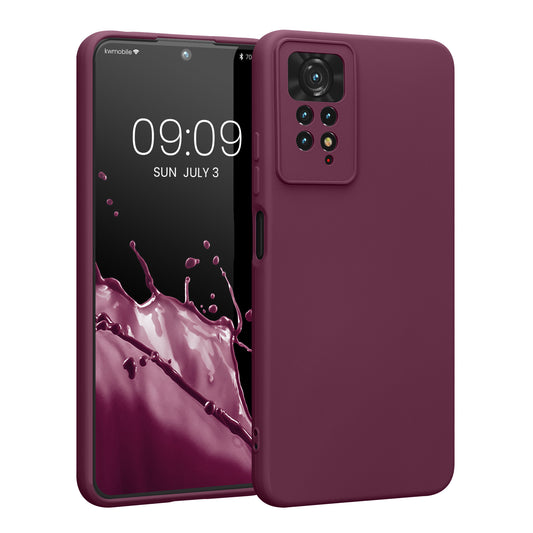 kwmobile Slim Case Compatible with Xiaomi Redmi Note 11 Pro / Note 11 Pro (5G) / Note 12 Pro (4G) Cover - Silicone Phone Case