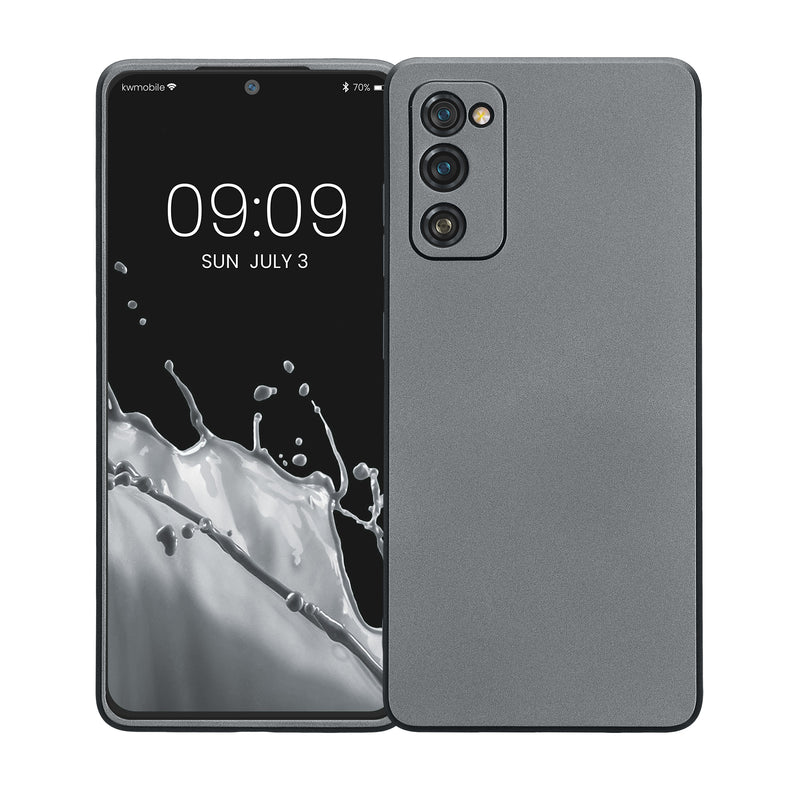 Samsung Galaxy S20 FE Silicone Phone Case Metallic Grey