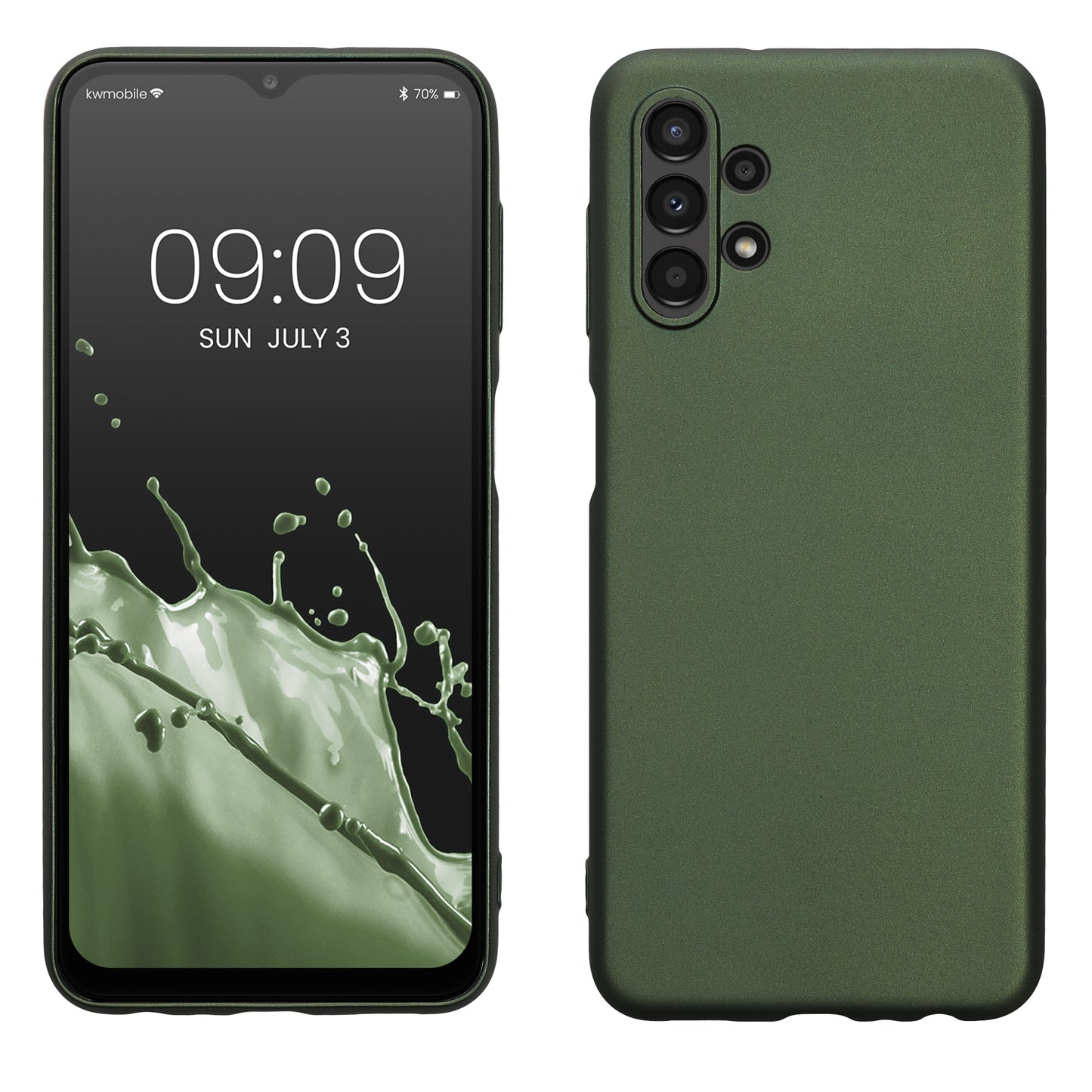 Samsung Galaxy A13 4G Silicone Phone Case Metallic