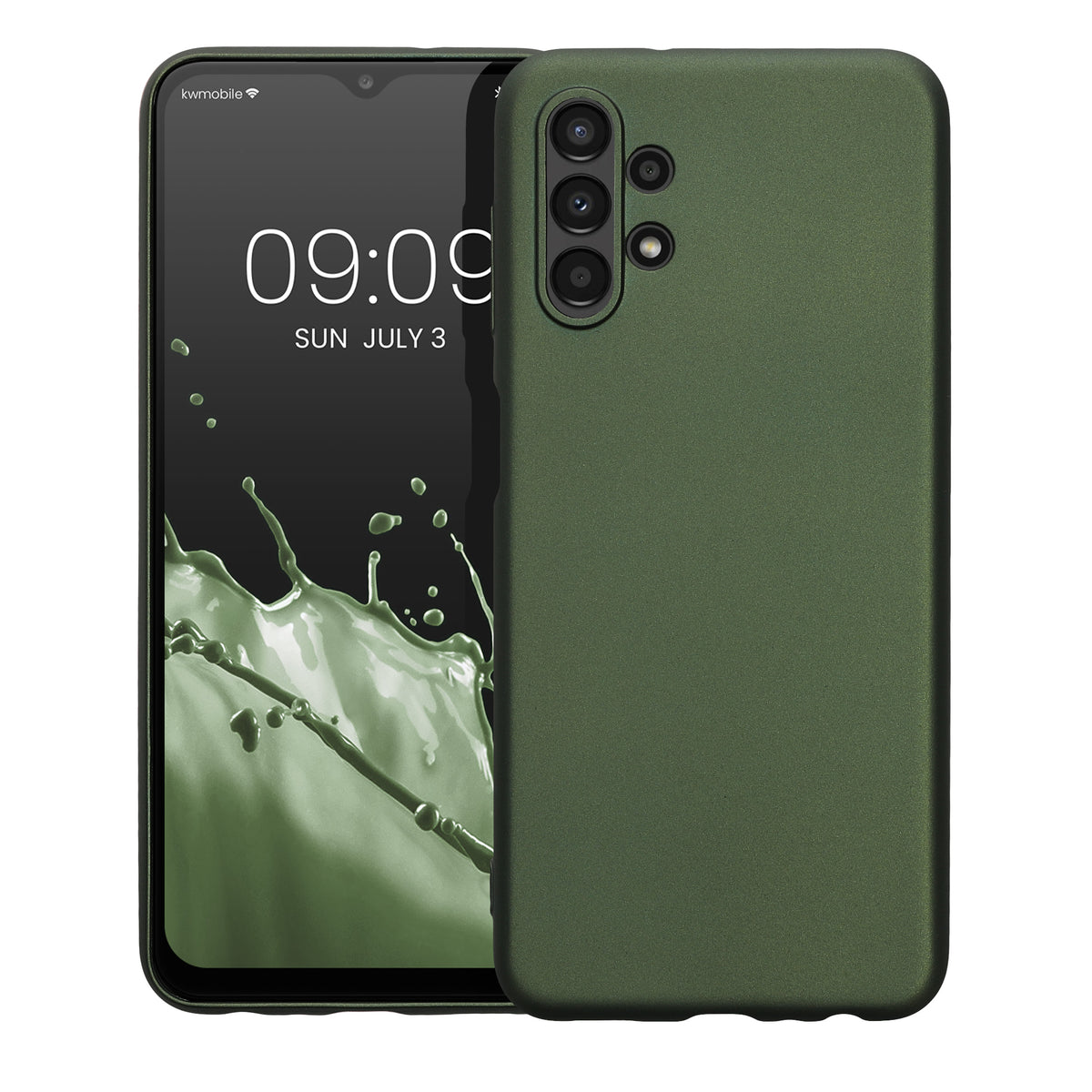 Samsung Galaxy A13 4G Silicone Phone Case Metallic