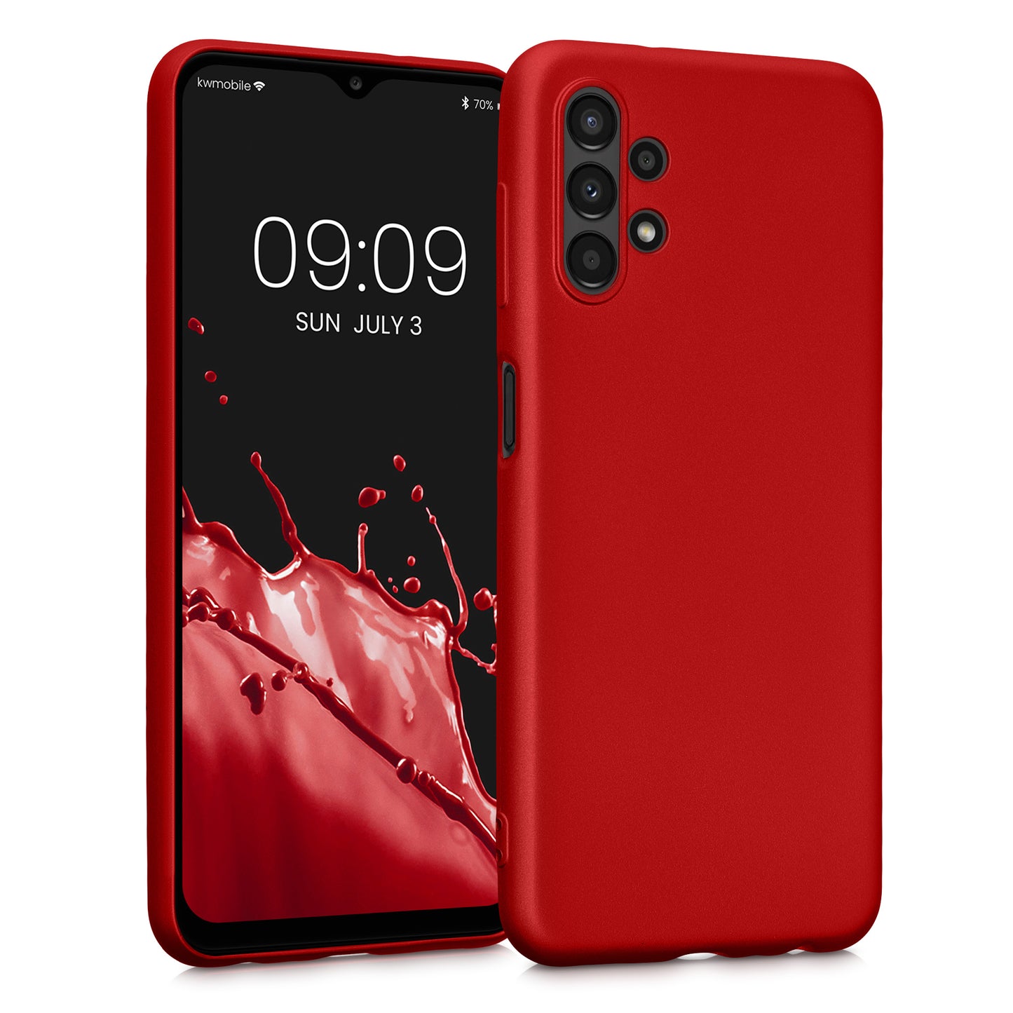 Samsung Galaxy A13 4G Silicone Phone Case Metallic