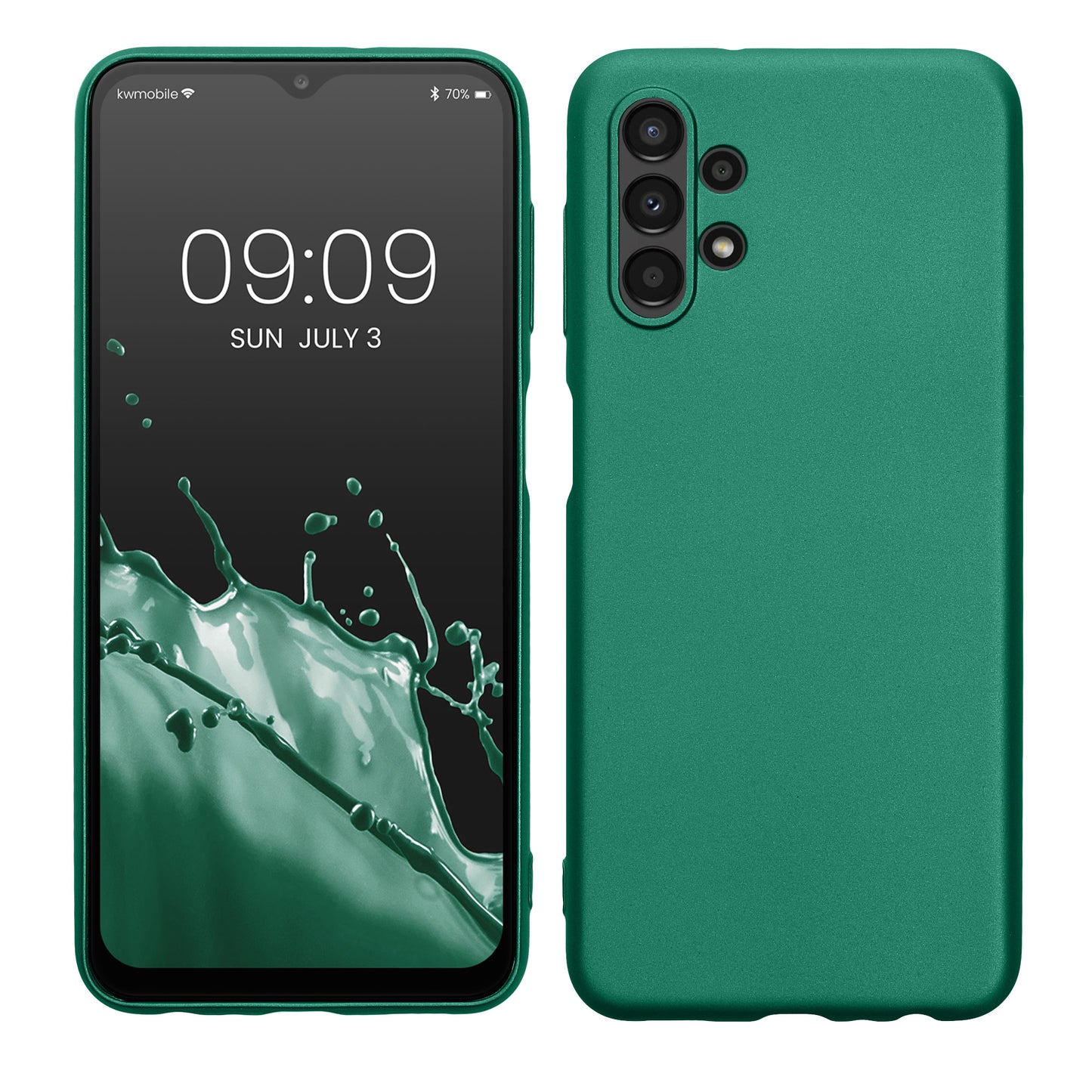 Samsung Galaxy A13 4G Silicone Phone Case Metallic