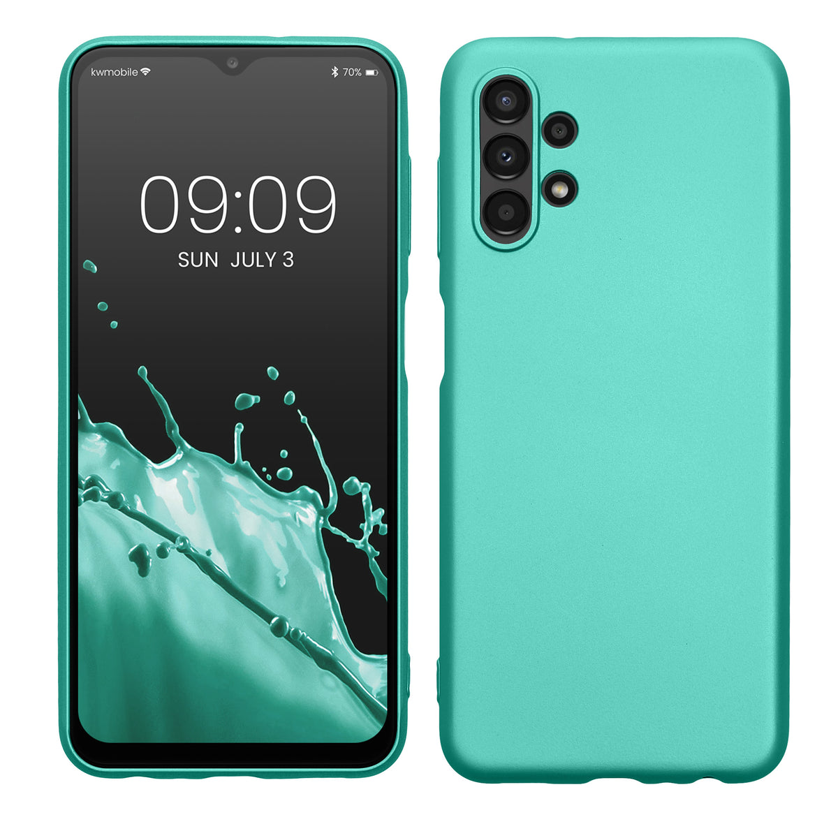 Samsung Galaxy A13 4G Silicone Phone Case Metallic