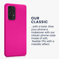 Samsung Galaxy A33 5G Silicone Phone Case Metallic Pink