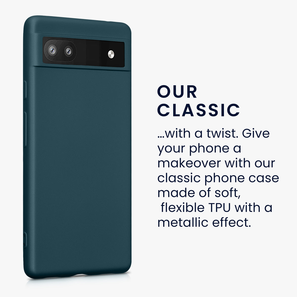 Google Pixel 6a Metallic Phone Case