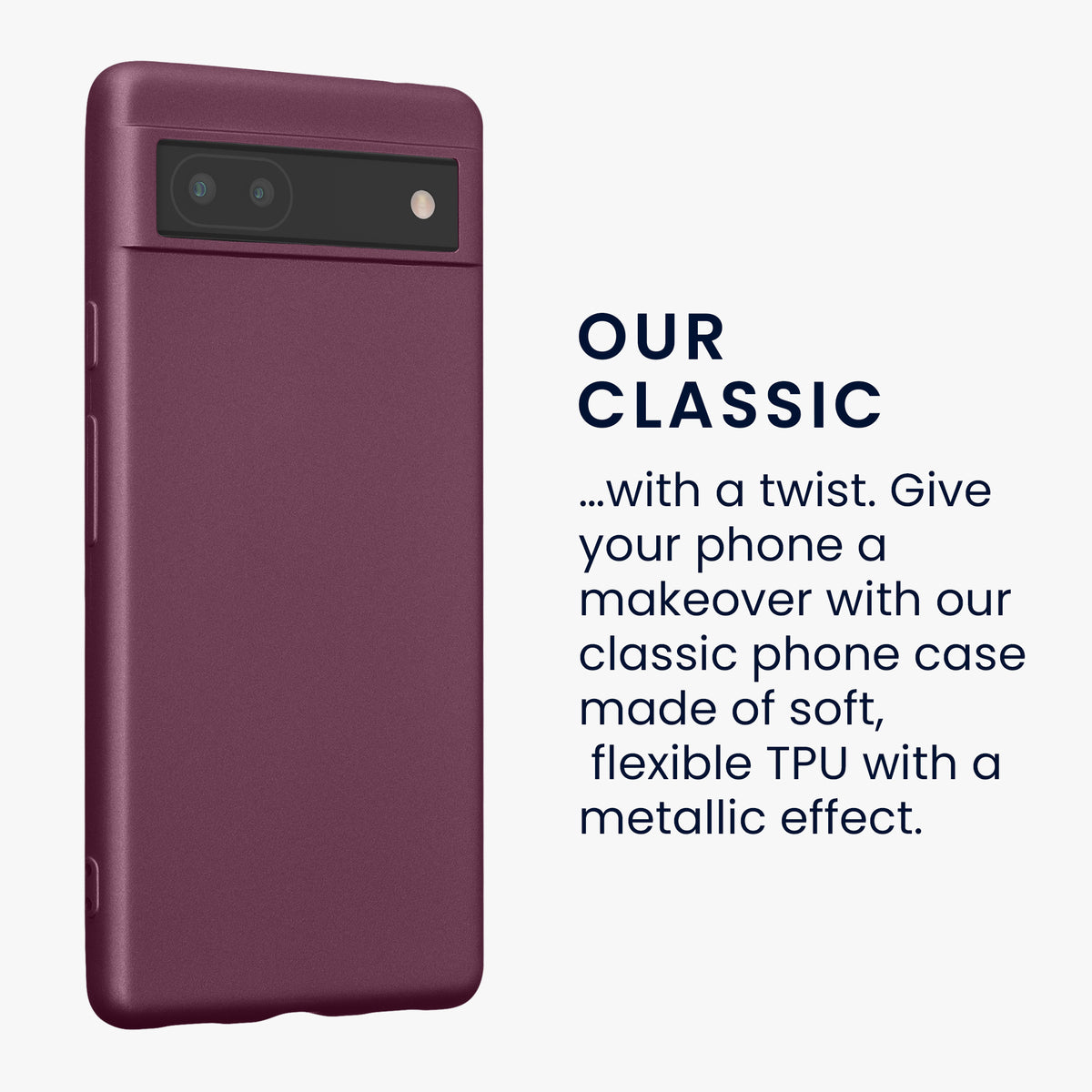 Google Pixel 6a Metallic Phone Case