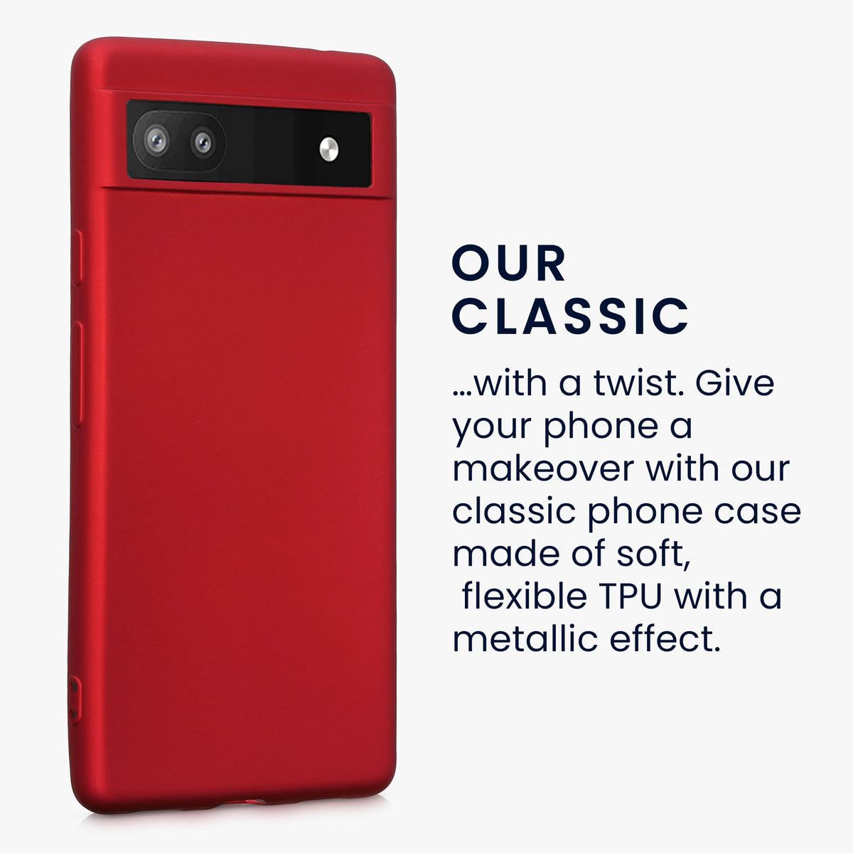Google Pixel 6a Metallic Phone Case