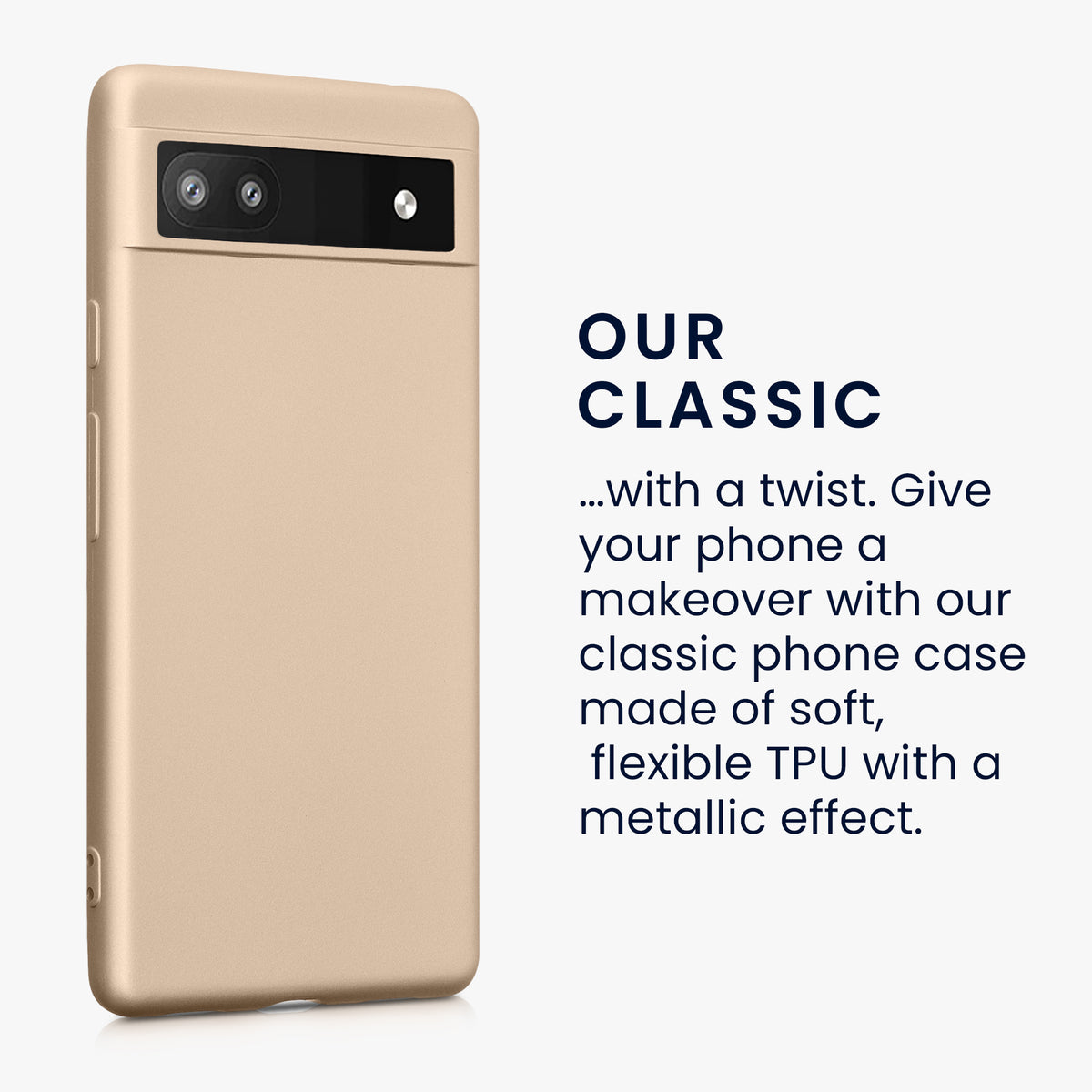 Google Pixel 6a Metallic Phone Case