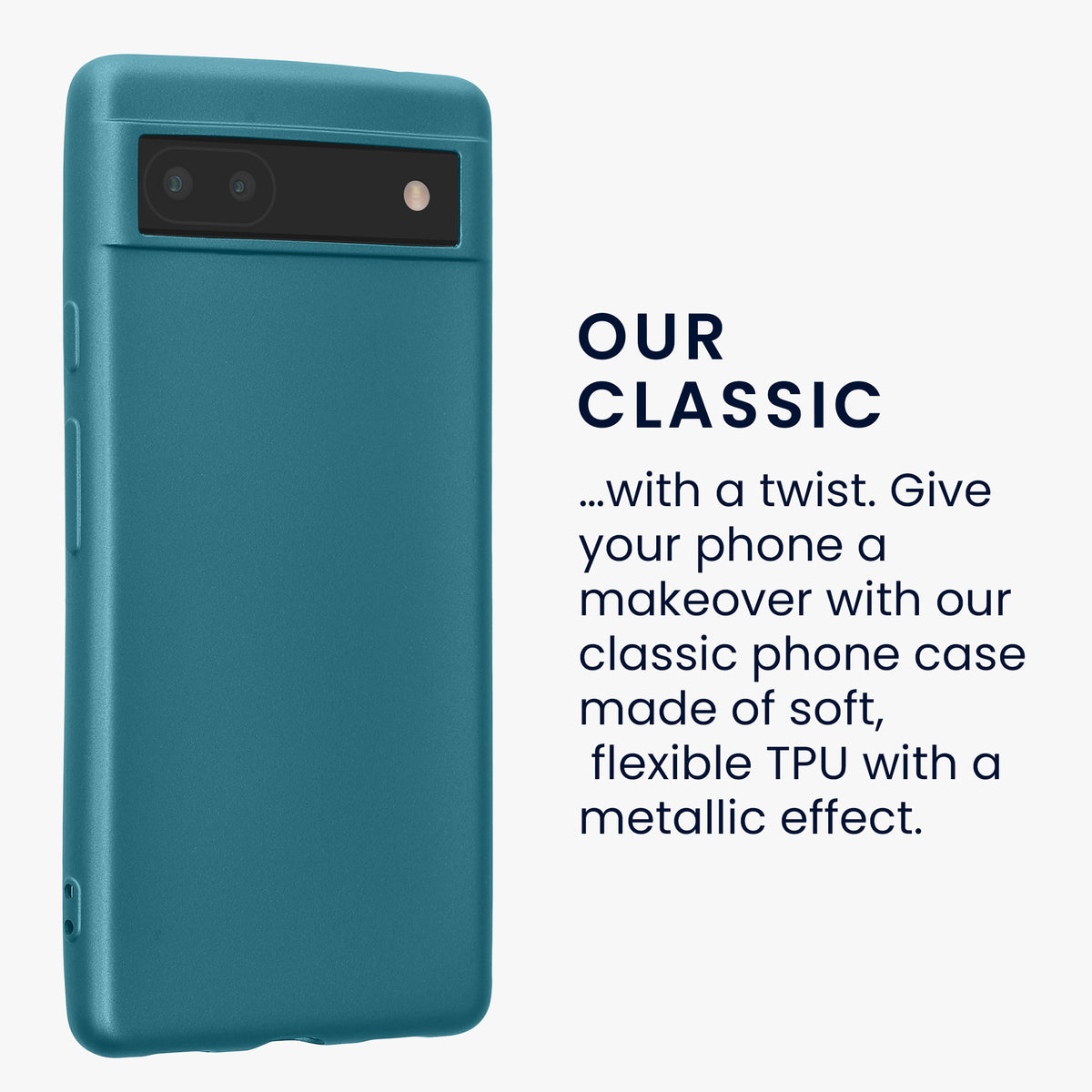 Google Pixel 6a Metallic Phone Case
