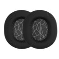 kwmobile 2x Ohr Polster für SteelSeries Arctis 3 / Arctis 5 / Arctis 7 / Arctis 9 / Arctis 9X Ohrpolster - Ersatz Ohrpolster - Kopfhörer Ersatzteile - Kopfhörer Ersatzpolster für Over Ear Headphones Schwarz  [dsg02]