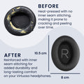 kwmobile Ear Pads for Bose QuietComfort 45 / QC45 / SC Headphones Replacement Parts Over Ear Headphones