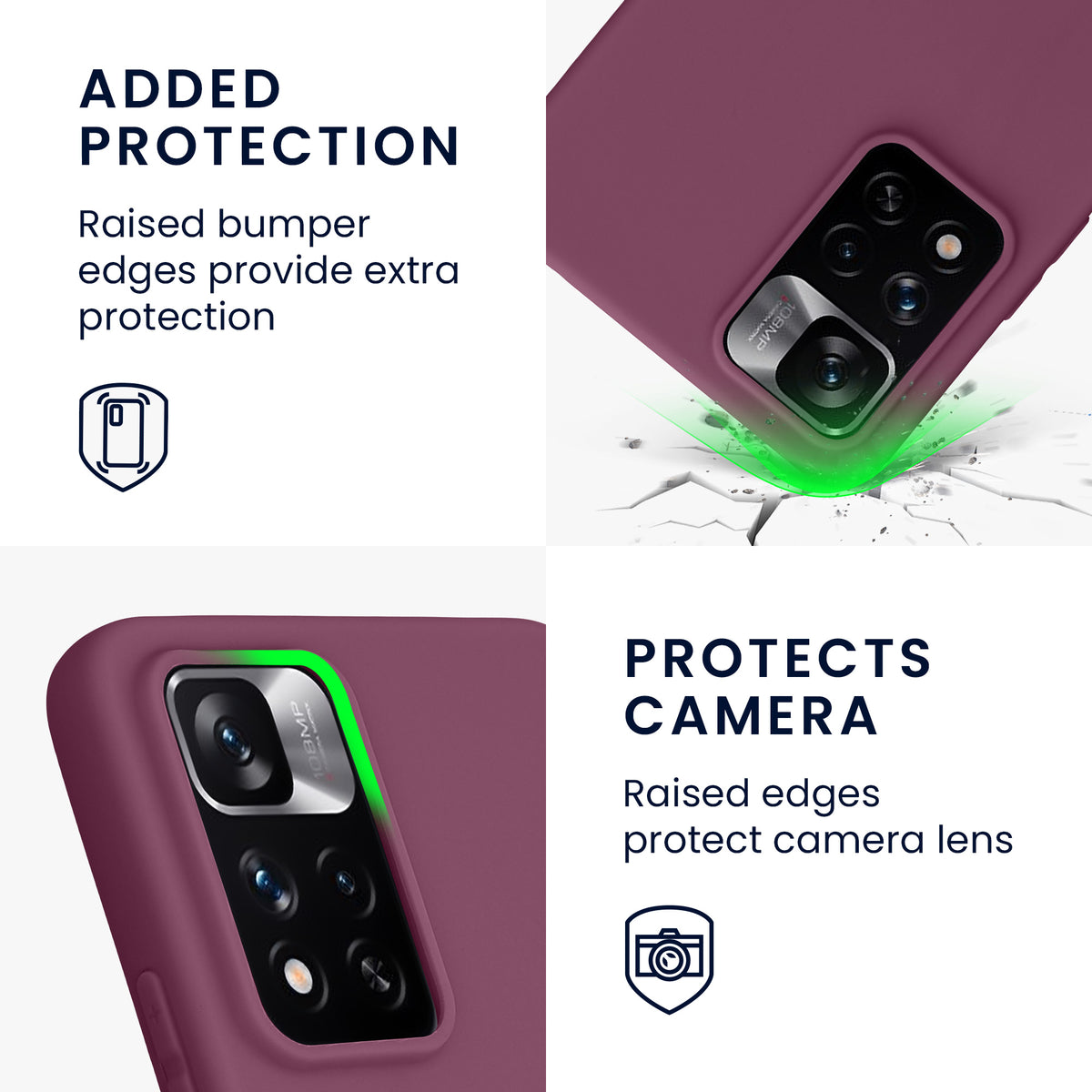 Matte Silicone Phone Case for Xiaomi Redmi Note 11 Pro+ 5G / Note 11 Pro Plus 5G