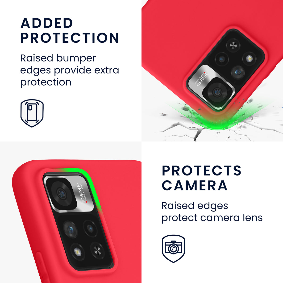 Matte Silicone Phone Case for Xiaomi Redmi Note 11 Pro+ 5G / Note 11 Pro Plus 5G