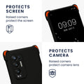 kwmobile Necklace Case compatible with Oppo Find X3 Neo - Cover with Lanyard - Silicone Protective Case