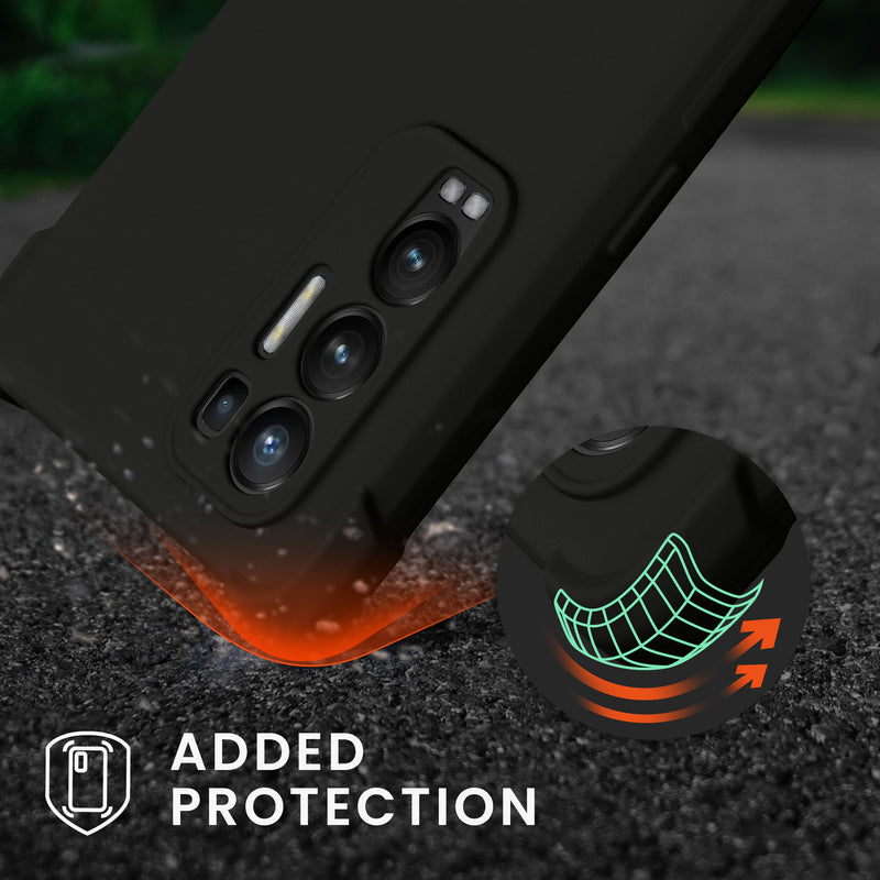 kwmobile Necklace Case compatible with Oppo Find X3 Neo - Cover with Lanyard - Silicone Protective Case
