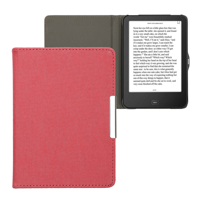 kwmobile Flip Case compatible with Tolino Vision 1 / 2 / 3 / 4 HD - e-Reader Protective Case - eReader Cover
