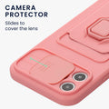 iPhone 12 Pro Max Wallet Case Silicone with Camera Cover