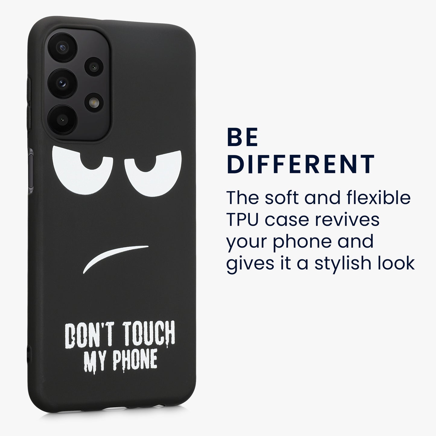 kwmobile Case Compatible with Samsung Galaxy A23 4G / 5G - Silicone Phone Case