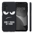Samsung Galaxy A13 4G Silicone Phone Case Don't Touch My Phone
