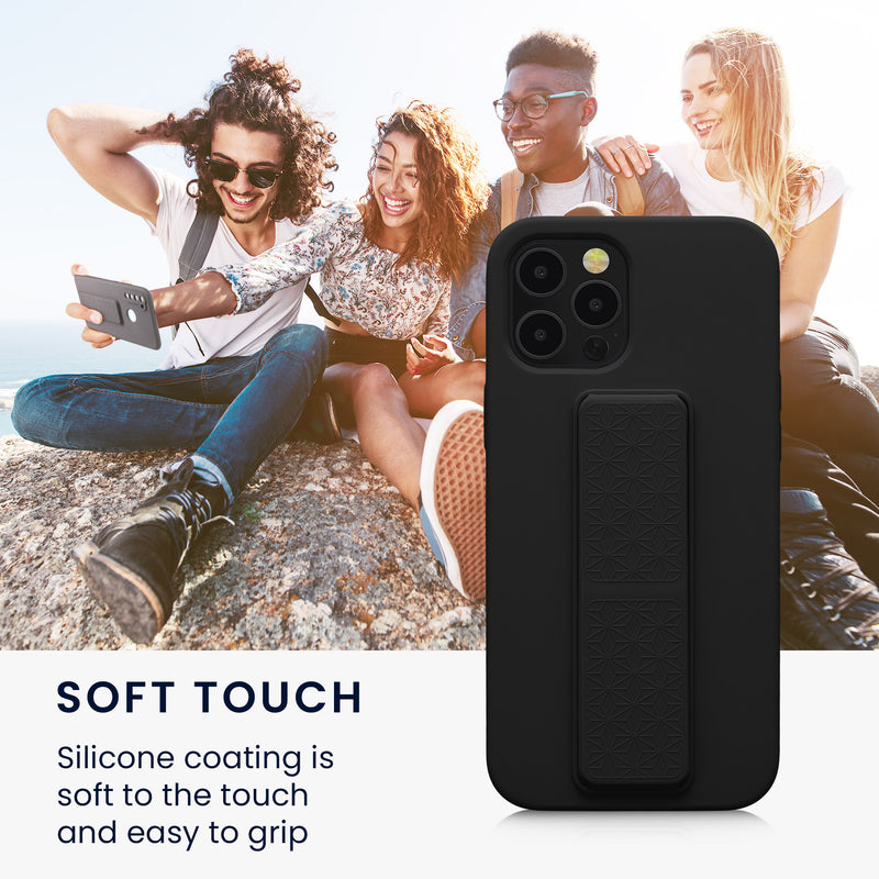 iPhone 12 Pro Max Phone Case with Finger Holder and Stand