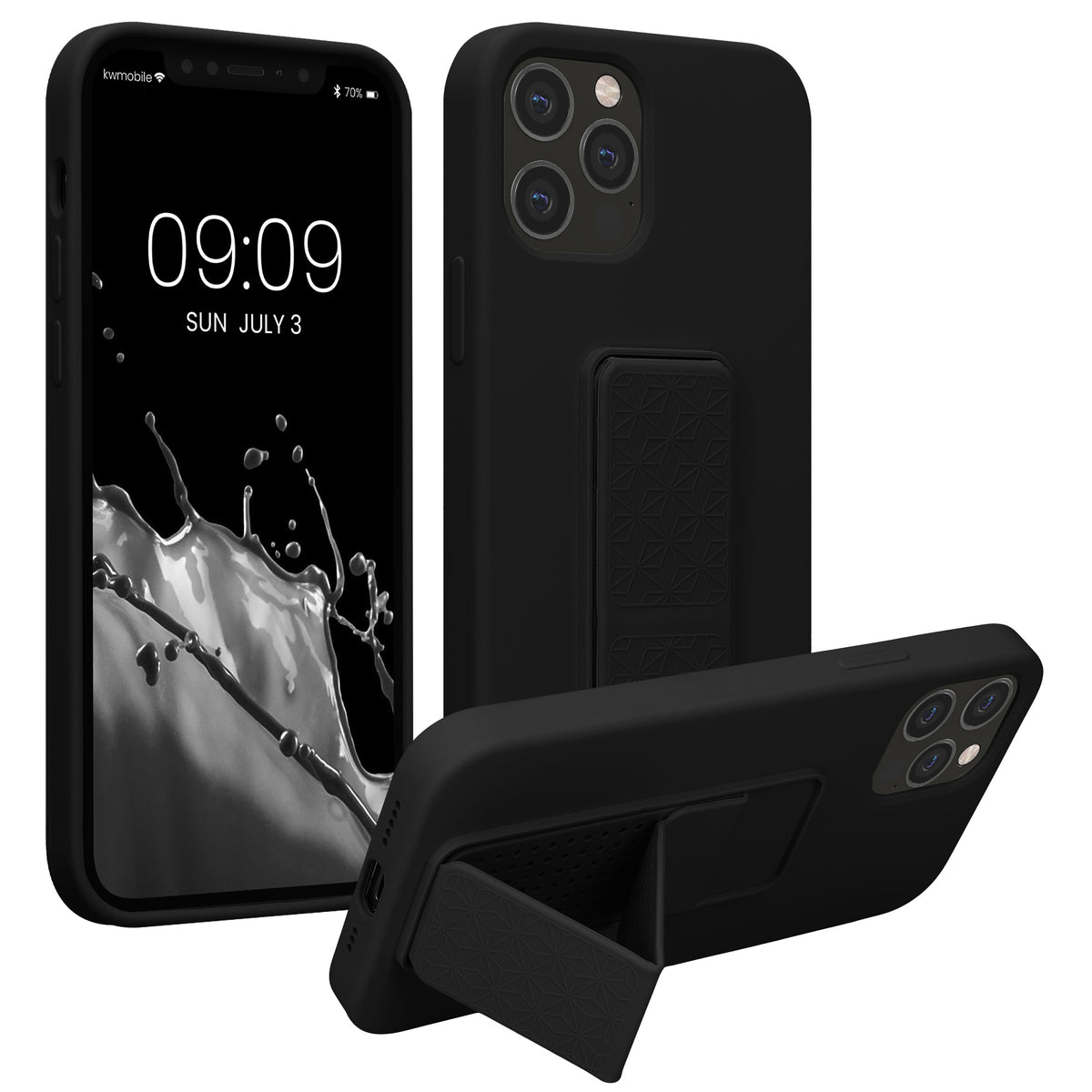 iPhone 12 Pro Max Phone Case with Finger Holder and Stand