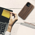 iPhone 12 mini Wood Finish Back Cover