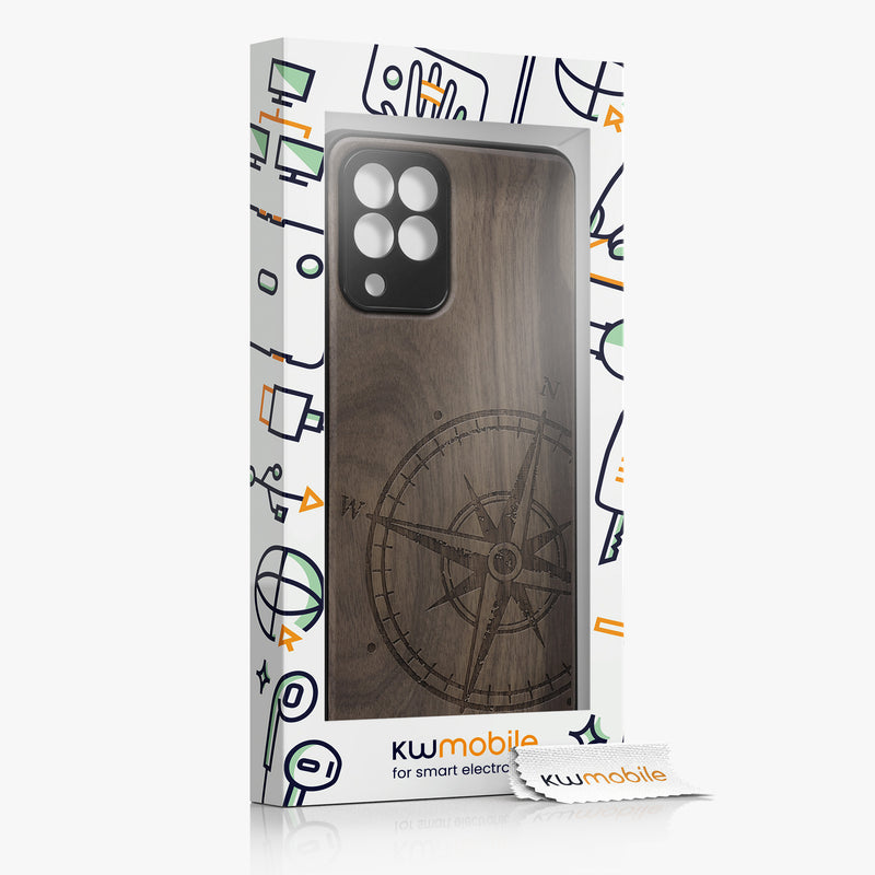 kwmobile Case Compatible with Samsung Galaxy M53 5G Phone Cover TPU Phone Case Vintage