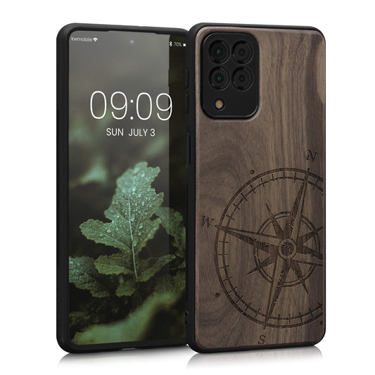 kwmobile Case Compatible with Samsung Galaxy M53 5G Phone Cover TPU Phone Case Vintage