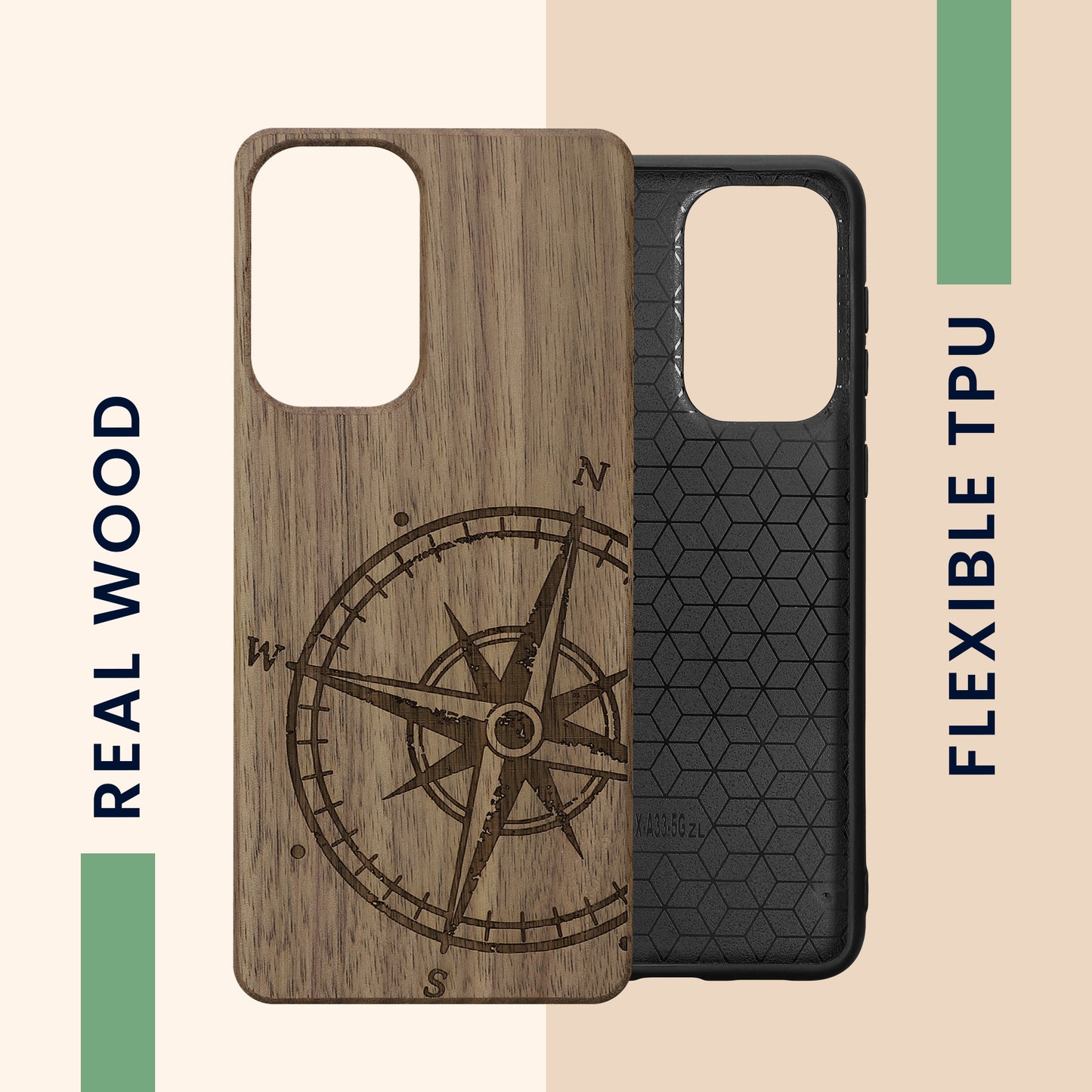 Samsung Galaxy A33 5G Shockproof Hard Case with TPU Bumper