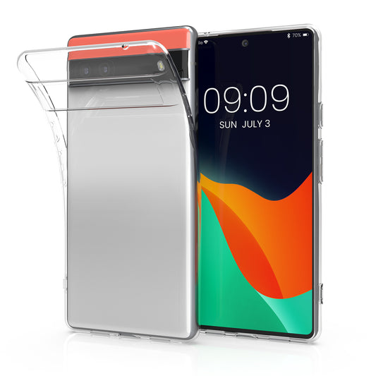 kwmobile Case Compatible with Google Pixel 6a Silicone Phone Case Cover