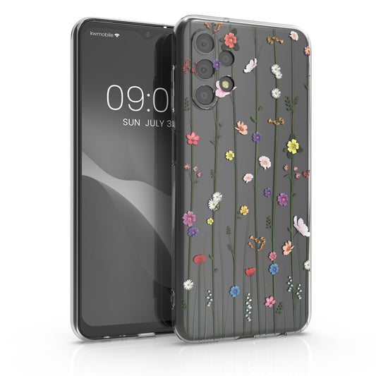 kwmobile Case Compatible with Samsung Galaxy A13 4G - Silicone transparent