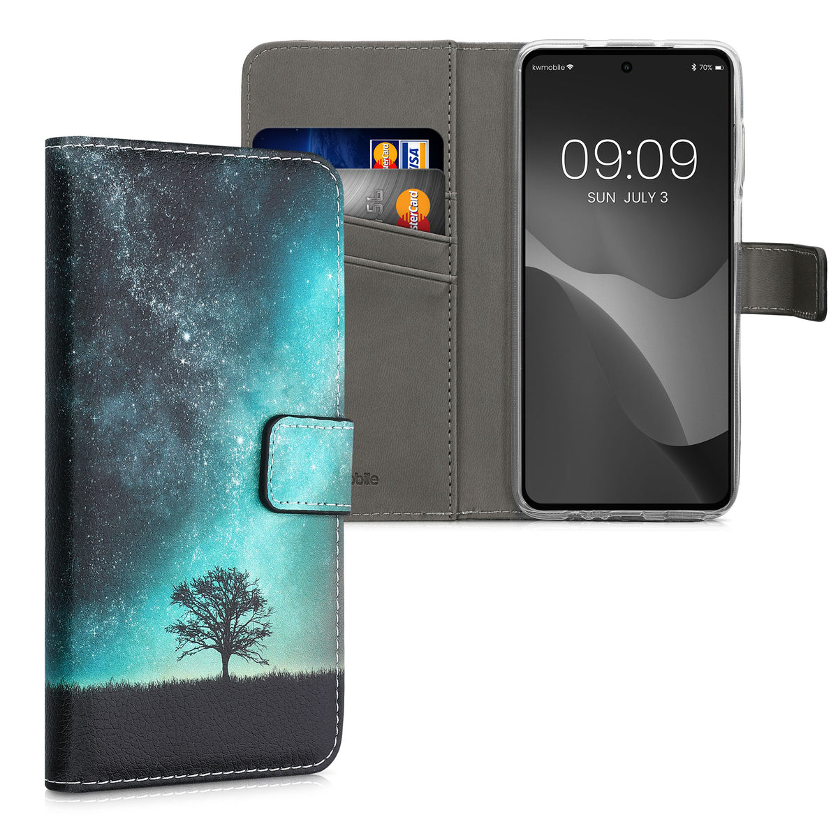 Motorola Moto G52 / Moto G82 5G Faux Leather Wallet Case with Card Slots and Stand